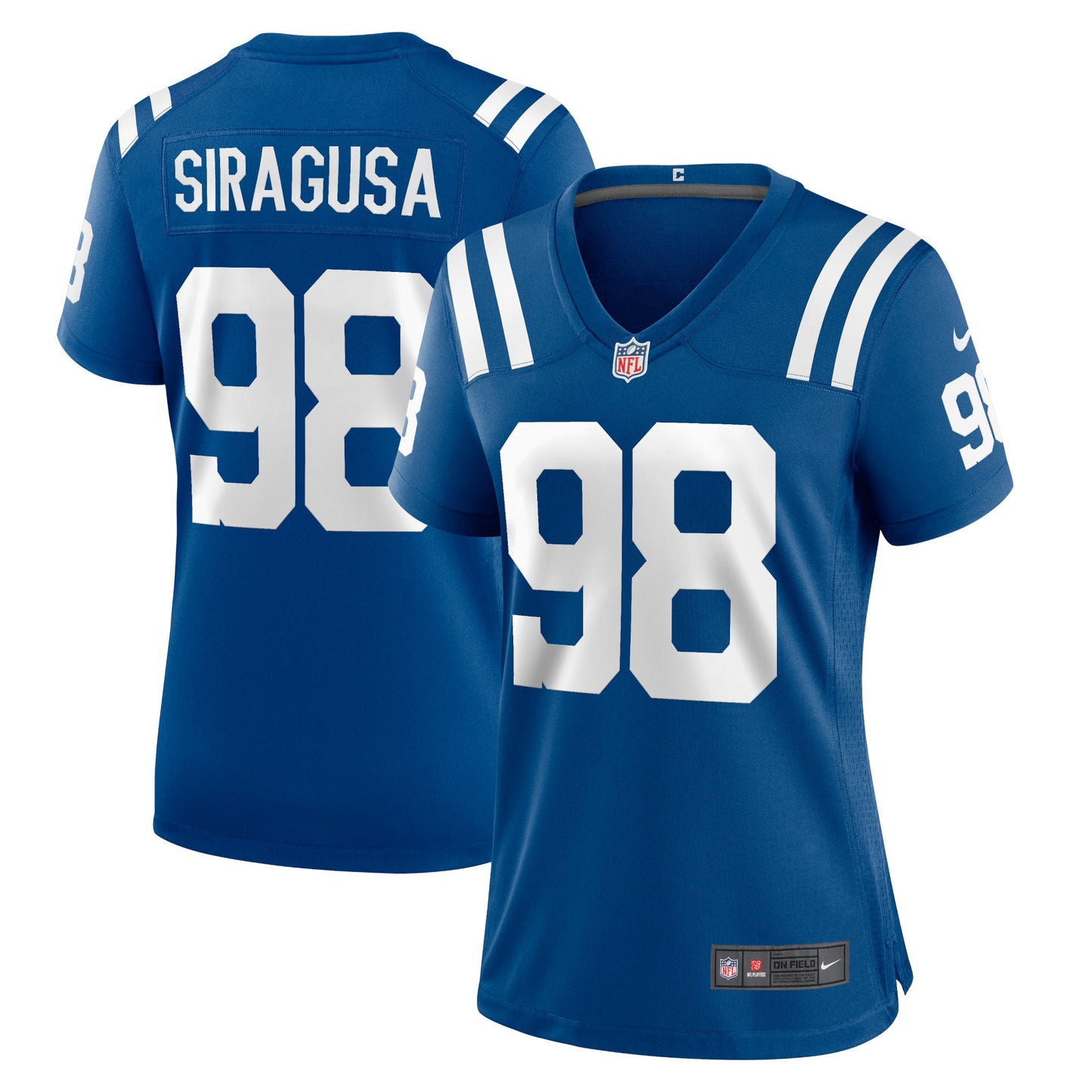 Tony Siragusa Indianapolis Colts Nike Women's Game Retired Player Jersey - Royal