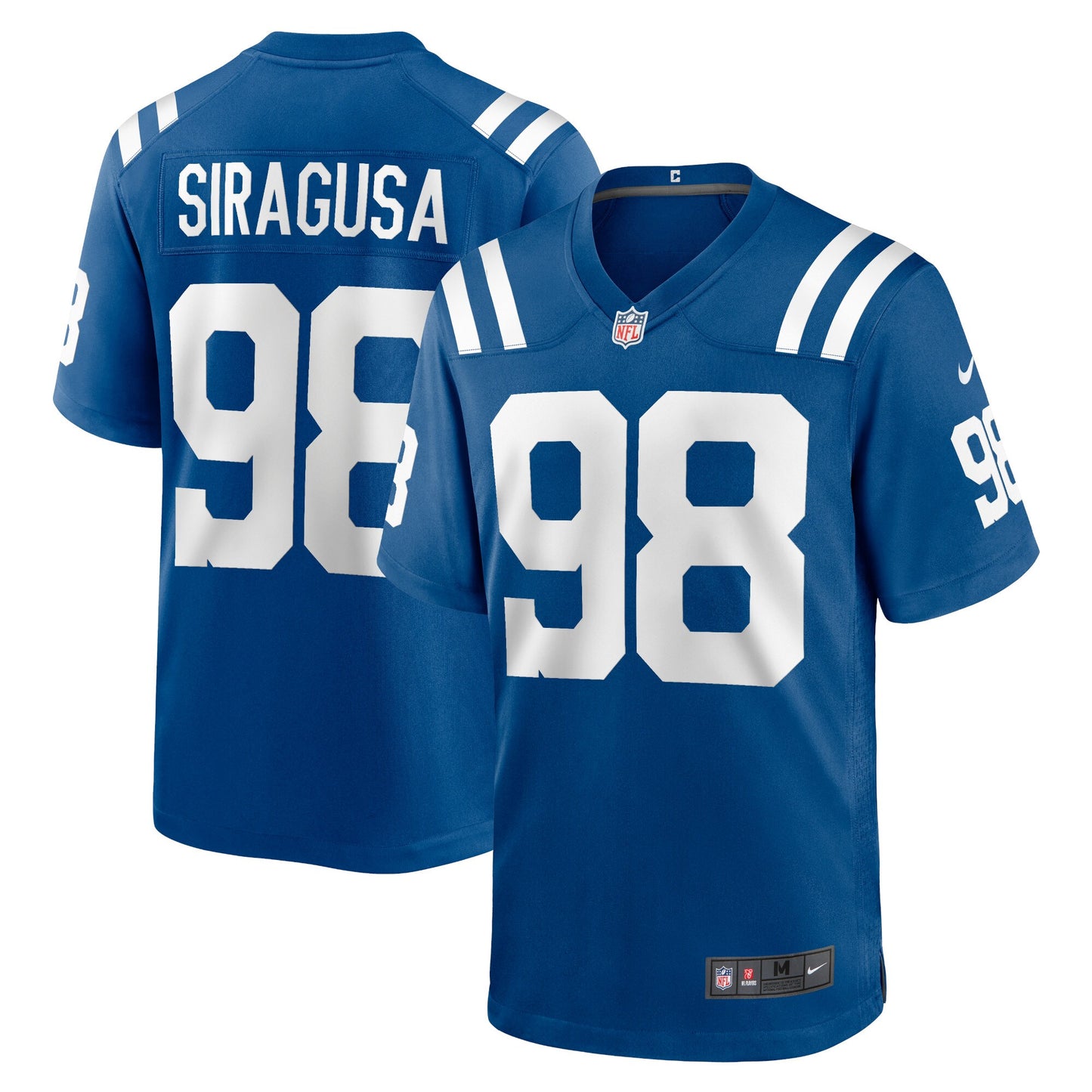 Tony Siragusa Indianapolis Colts Nike Game Retired Player Jersey - Royal