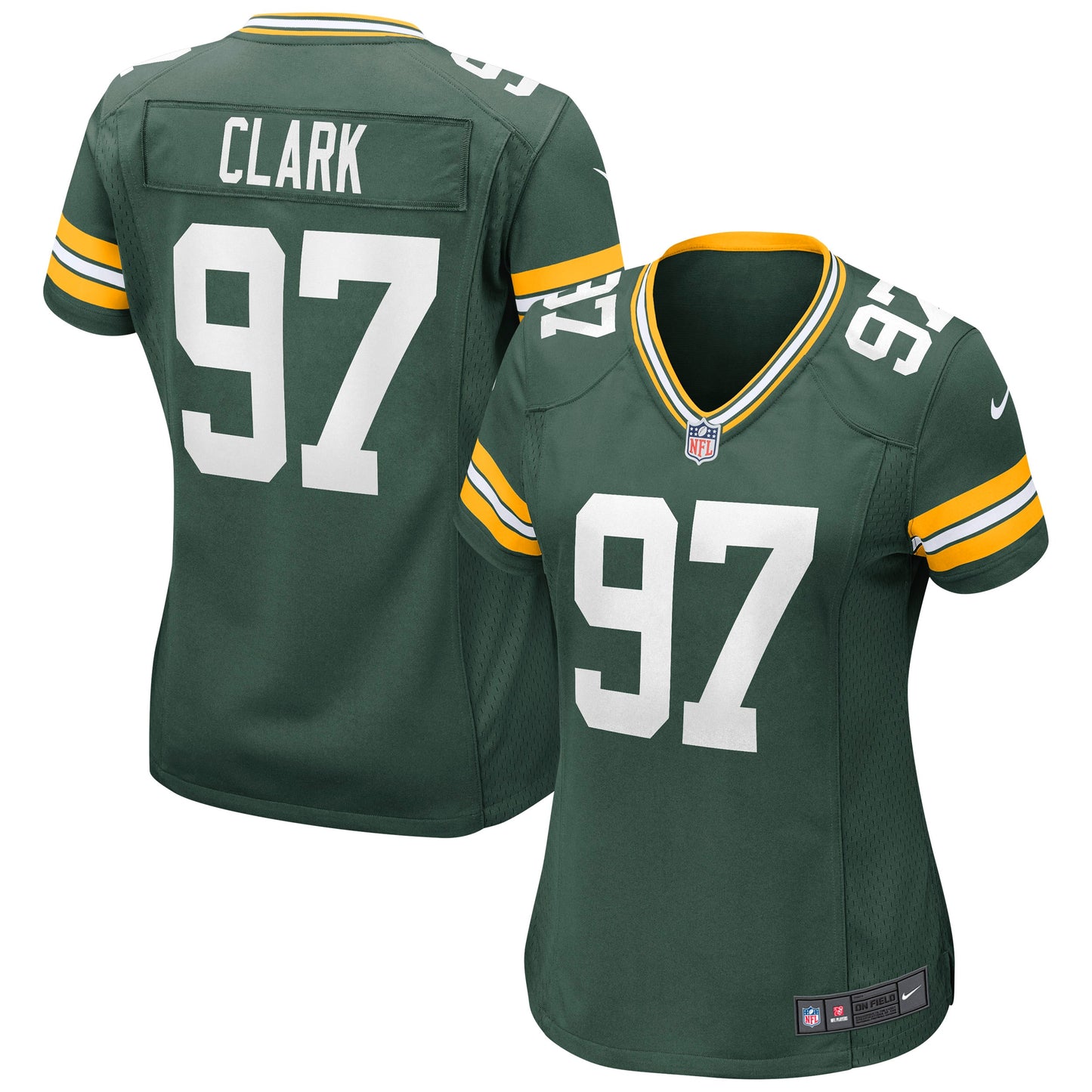 Kenny Clark Green Bay Packers Nike Women's Game Jersey - Green