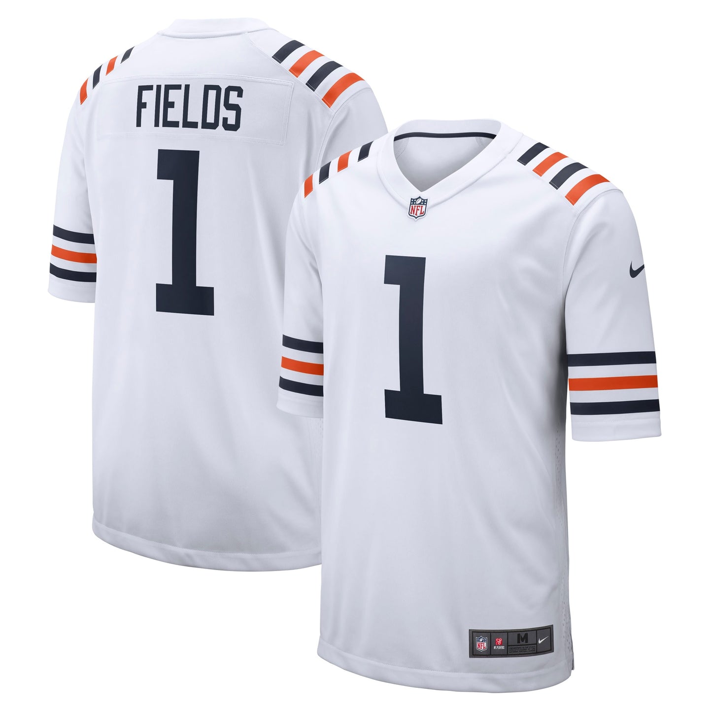 Justin Fields Chicago Bears Nike 2021 NFL Draft First Round Pick Alternate Classic Game Jersey - White
