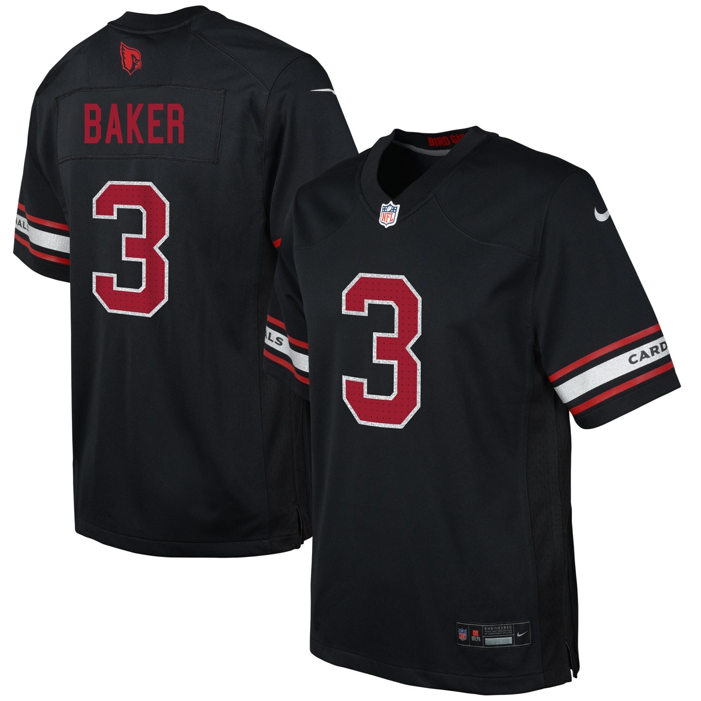 Budda Baker Arizona Cardinals Nike Youth Game Jersey - Black
