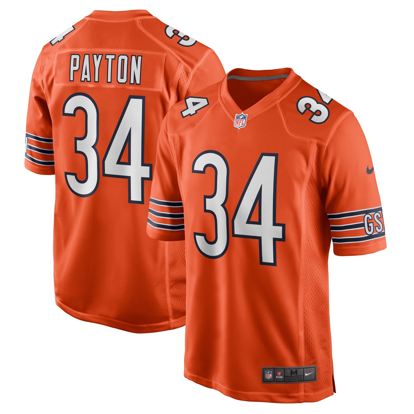 Walter Payton Chicago Bears Nike Retired Player Jersey - Orange