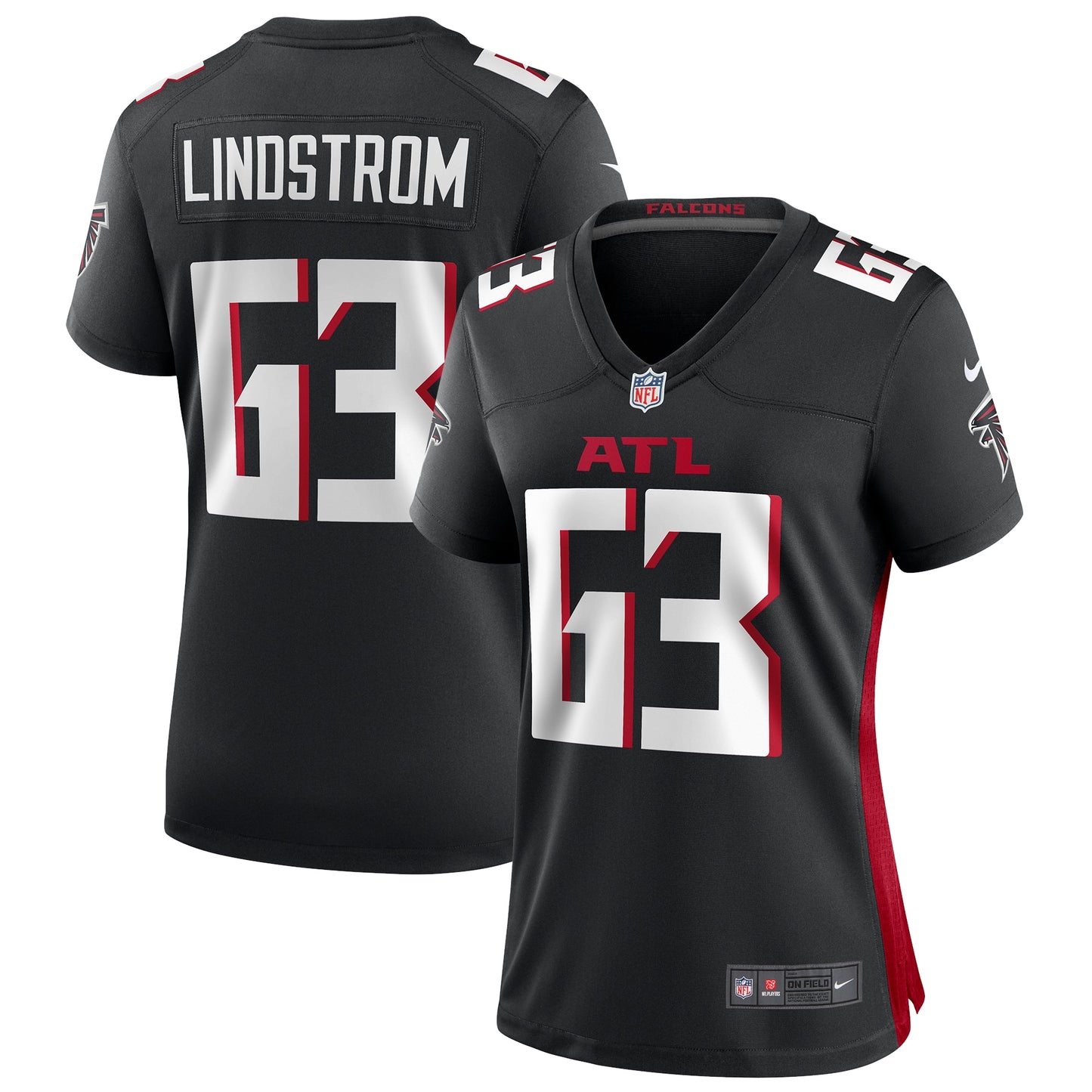 Chris Lindstrom Atlanta Falcons Nike Women's Game Jersey - Black