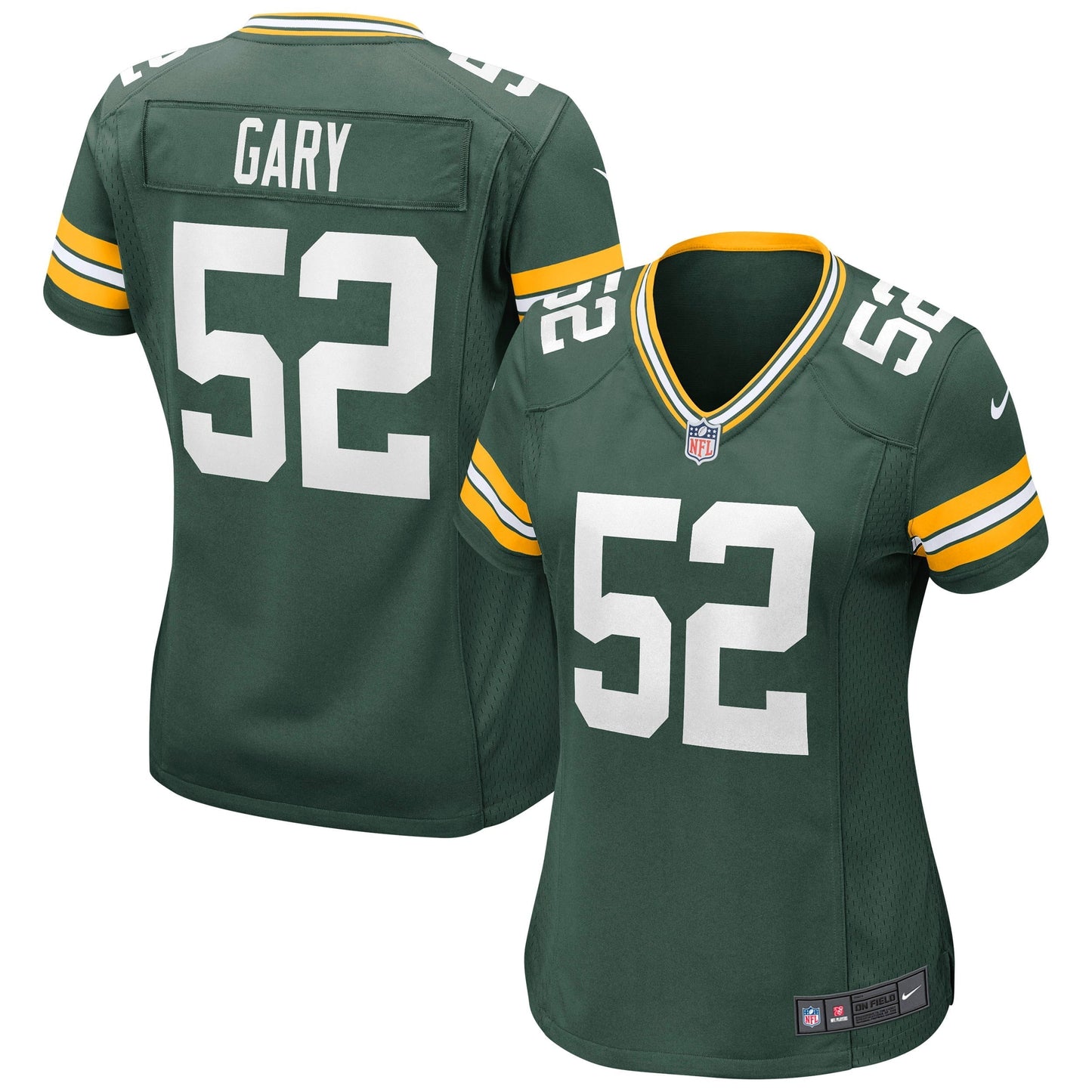 Women's Nike Rashan Gary Green Green Bay Packers Game Jersey