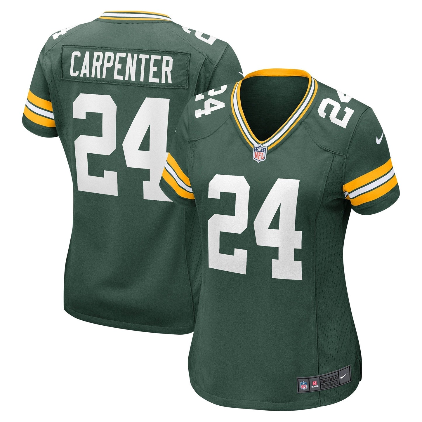 Women's Nike Tariq Carpenter Green Green Bay Packers Player Game Jersey
