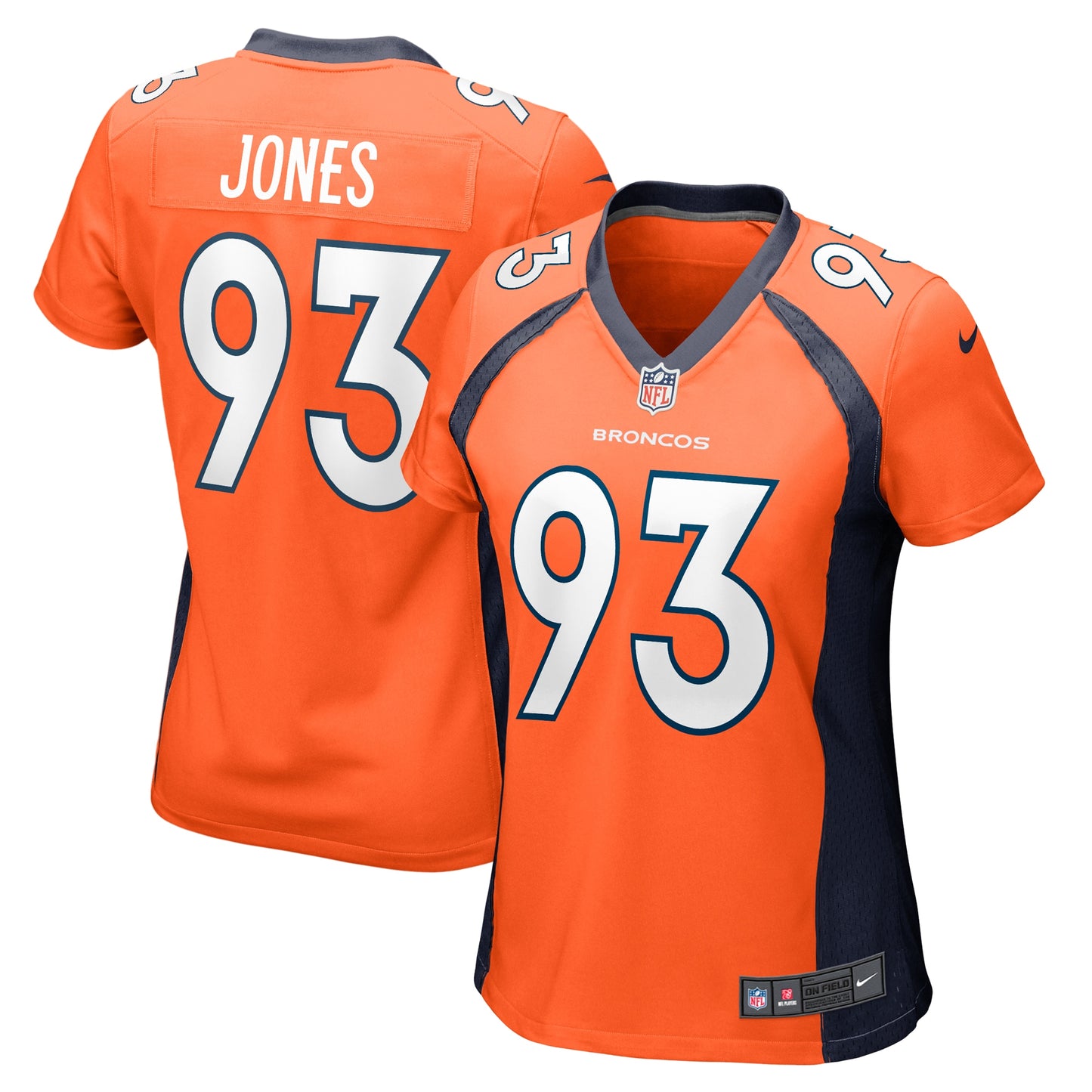 Troy Jones Denver Broncos Nike Women's Game Jersey - Orange