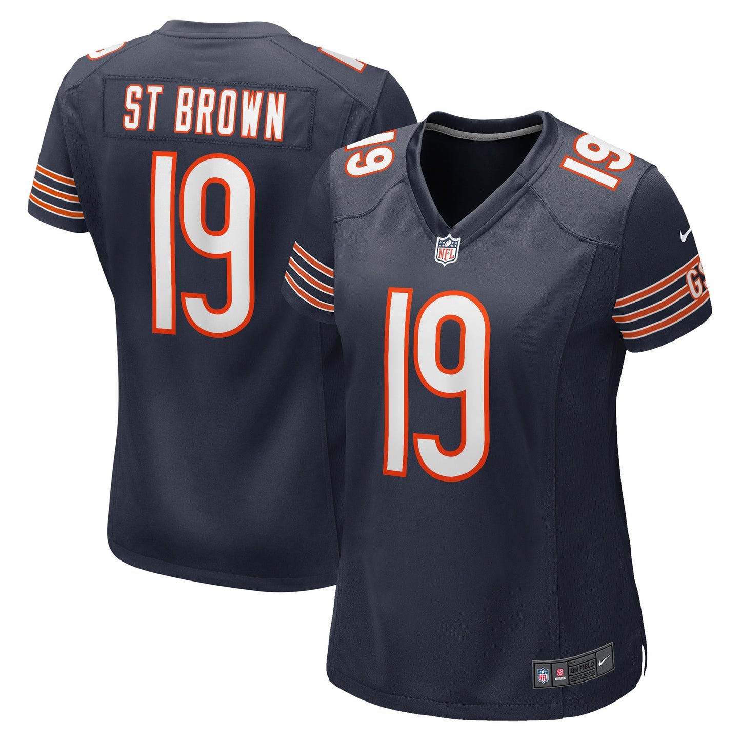 Equanimeous St. Brown Chicago Bears Nike Women's Game Player Jersey - Navy