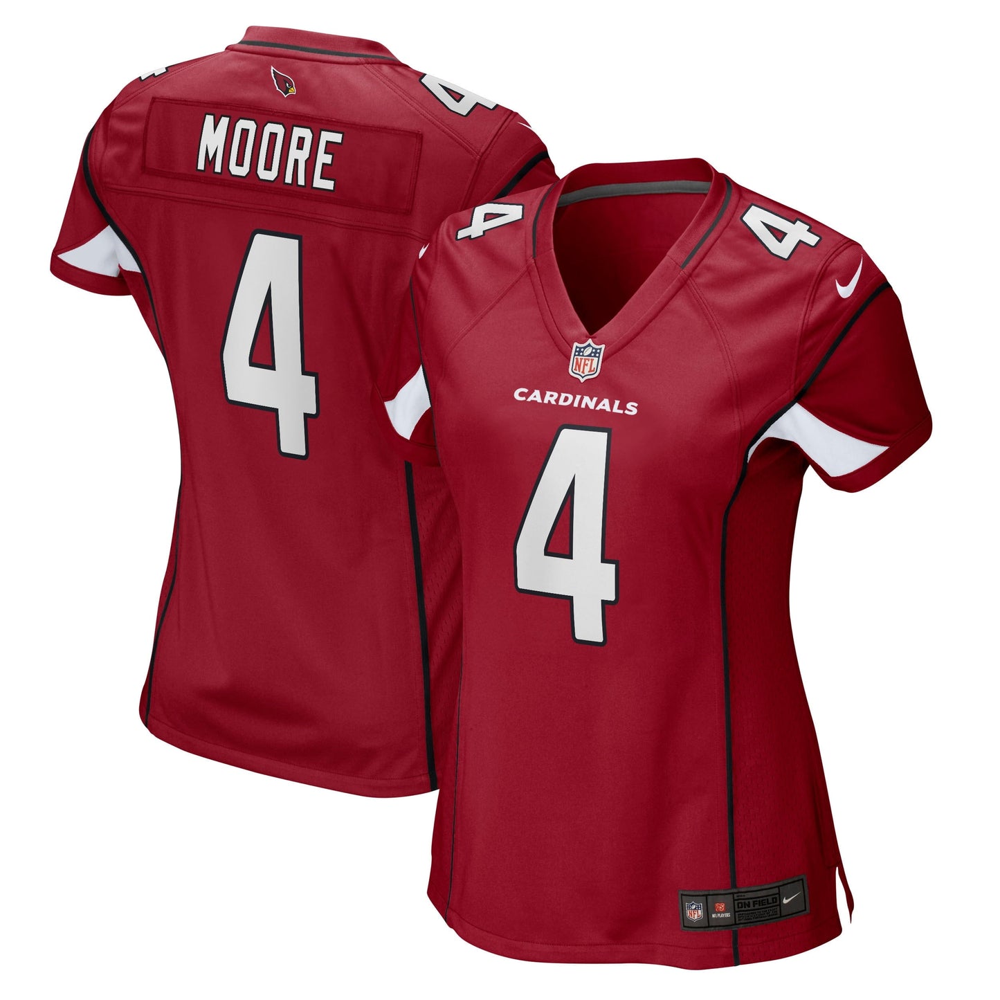 Women's Nike Rondale Moore Cardinal Arizona Cardinals Game Player Jersey